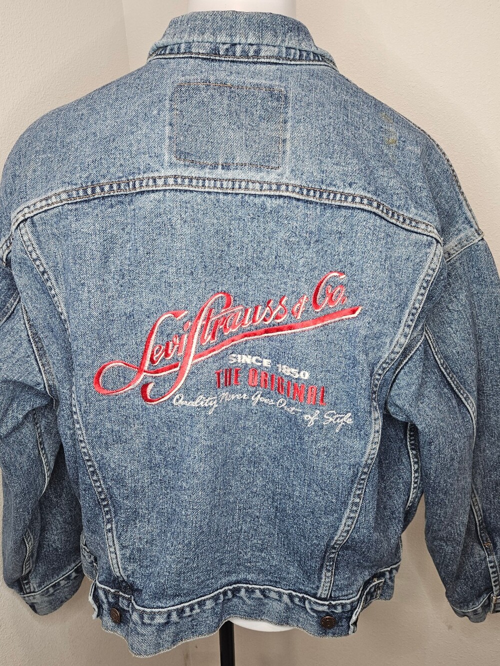 Levi's Graphic Trucker Jacket 73598 Men's Large - Picture 3 of 9
